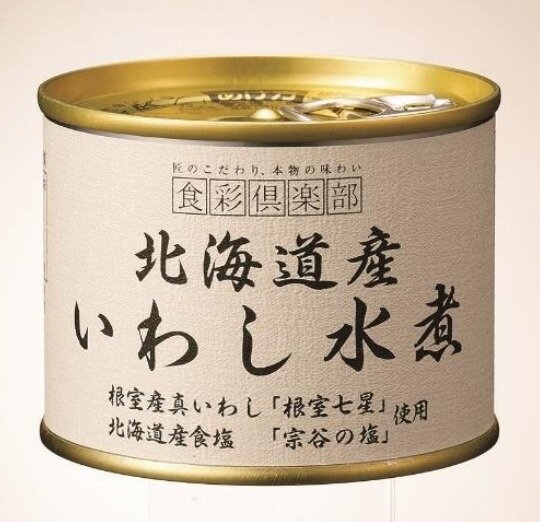 魚の缶詰,食彩倶楽部北海道産いわし水煮缶