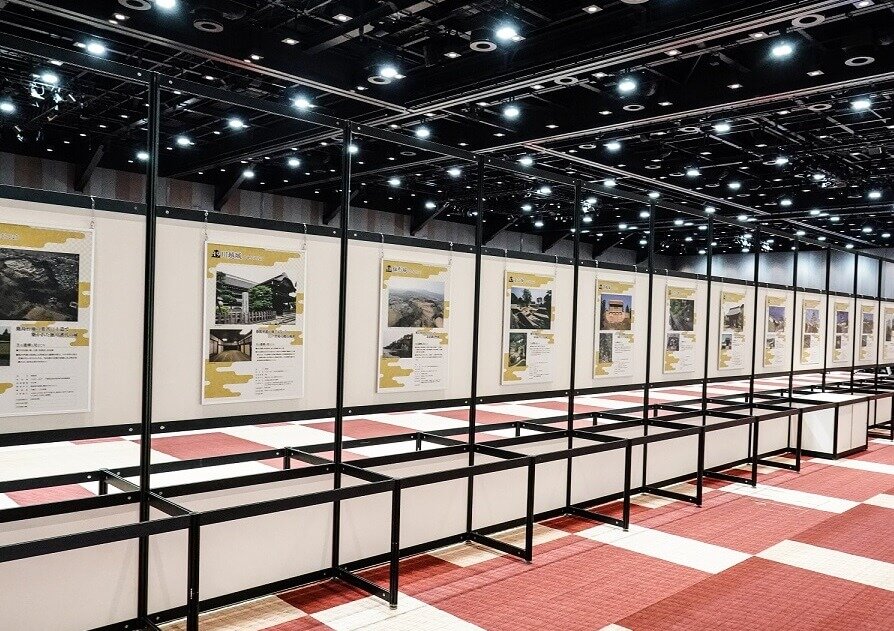 お城EXPO　展示内容　日本100名城パネル展