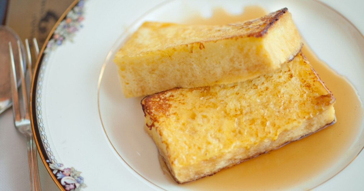 妻と一緒に家族と朝食を食べる：家族団欒のすすめ　おすすめメニューその３　朝はトースト派ならフレンチトーストも