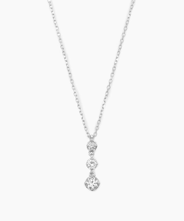 フェスタリアのPt950/850 ダイヤモンド ネックレス