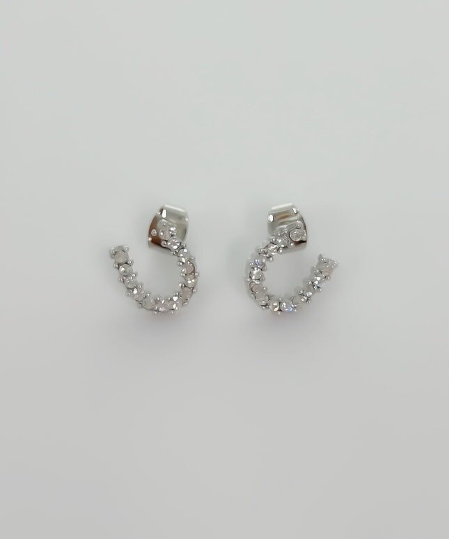 フェスタリアのステンレス キュービックジルコニア ピアス