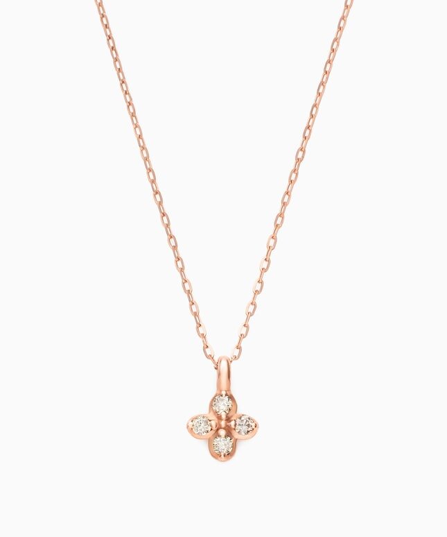 フェスタリアのK10PG ダイヤモンド ネックレス