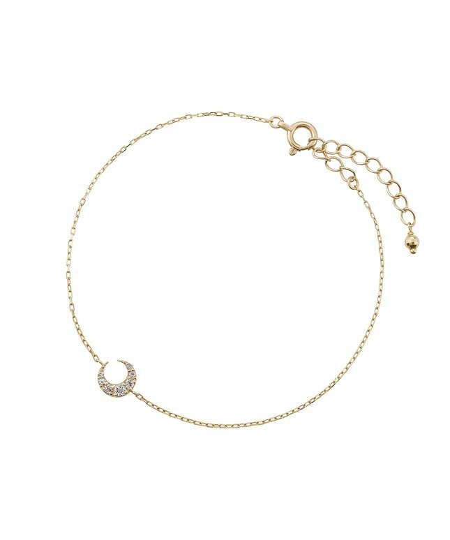 フェスタリアのK10YG ホワイトトパーズ ブレスレット