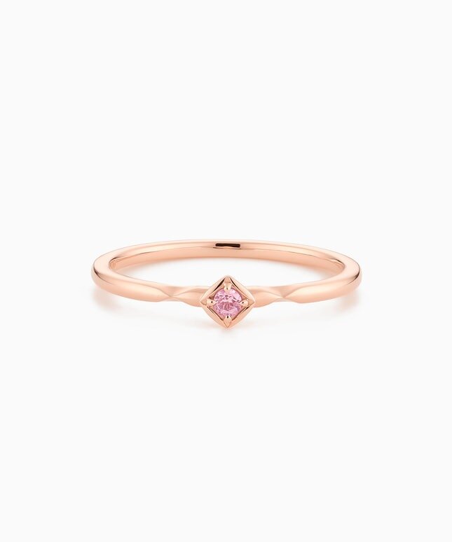 フェスタリアのK10PG ピンクトルマリン リング