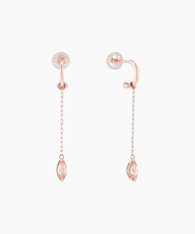 フェスタリアのK10PG モルガナイト ピアス