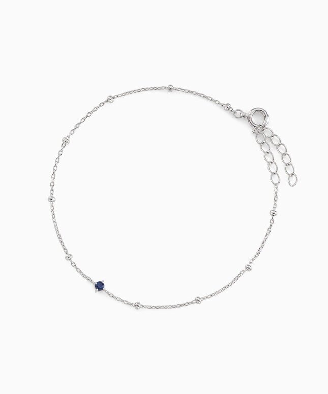 フェスタリアのK10WG サファイア ブレスレット