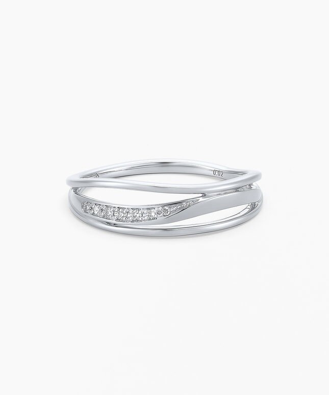 フェスタリアのPt950 ダイヤモンド リング