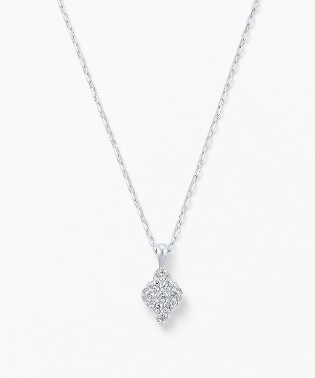 Pt950/850 ダイヤモンド ネックレス