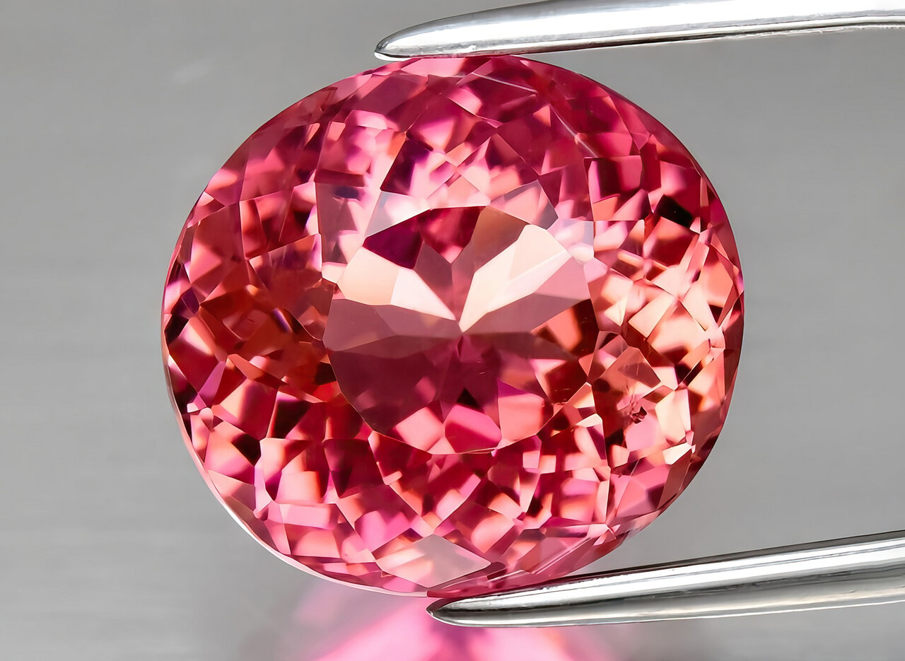 丸いピンクトルマリン