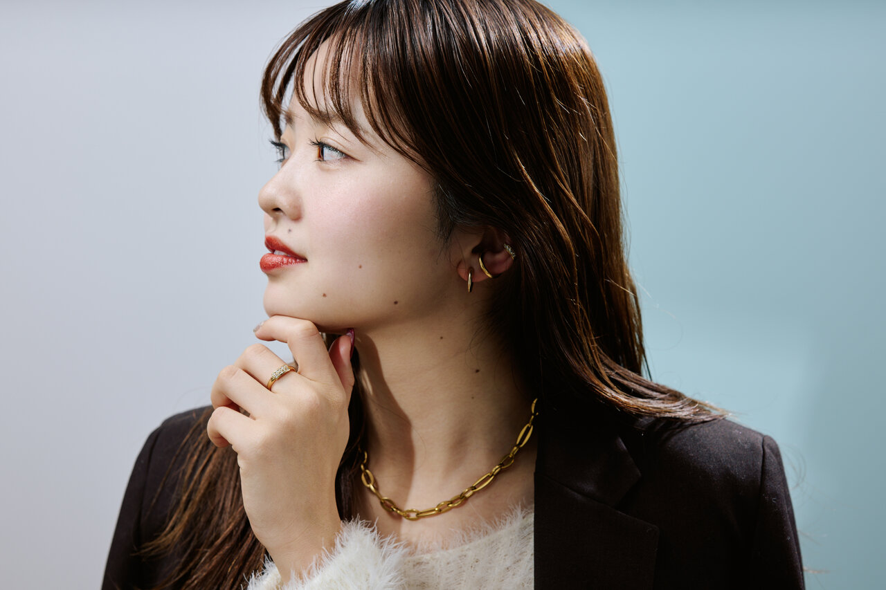 ステンレスジュエリー×ジャケット