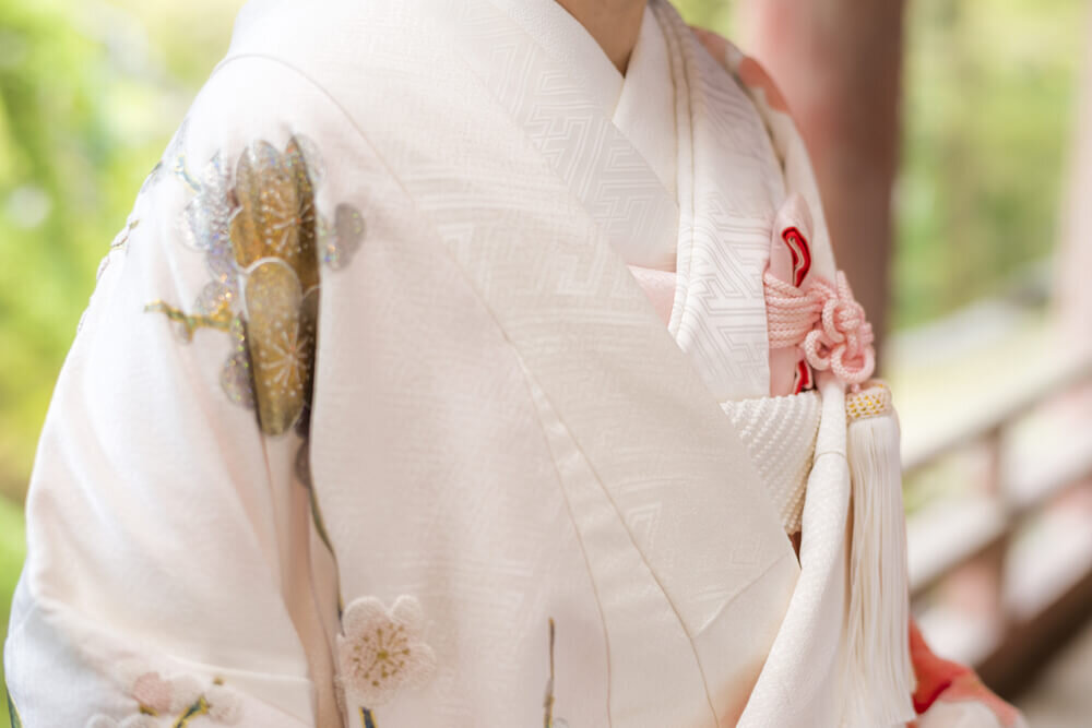 和装で式を挙げる花嫁