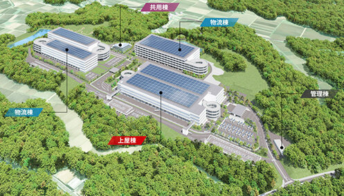 成田市に国際物流拠点、ヒューリックとJAL航空上屋施設と一体化