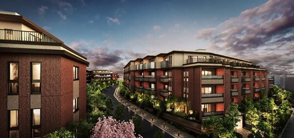 世田谷の給田北住宅マンション組合、円滑化法で容積率緩和、旭化成不レジ丸紅都市が参画4階建て248戸に建て替え