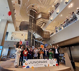 積水ハウス、京都木津川に住育施設、“キッズファースト”をテーマに、延べ7500m2デザイン、構造など体験