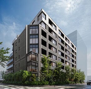 中日土地、日暮里で9階建て83戸/反響2千件、地下自転車置き場充実