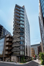 新橋で新築ビル取得/ZEBレディの14階建て/ボルテックス
