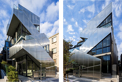 25年度版／当社の強みをお見せします／全住協、優良事業表彰企業／「GRAND LUXE 代官山」／渋谷区代官山町　駅徒歩4分／1棟販売価格2億2400万円／グランドデザイン／新テナントビル