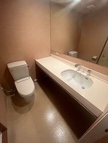 ~オンリーワンスタイルの住まいへ~/費用かけずに個性を生かす/築古老朽化物件<空室対策>/ライヴスby西村建設⑲ 住まい手のココロを掴む住空間造り―1/ホテルライクな広々洗面カウンター