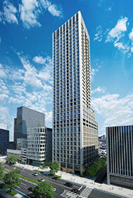 表参道に38階建て賃貸住宅/足元には公共空間も/三井不、エリア最高層で2月開業