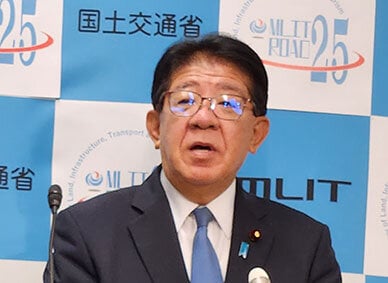 金子恭之国交相が就任会見/「国交省の任務に全力尽くす」