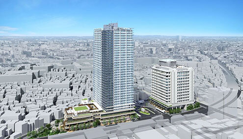 葛飾区、「立石駅北口地区」が着工／１４階建て業務棟と３６階建て住宅棟／東京建物、旭化成ホームズなど参画