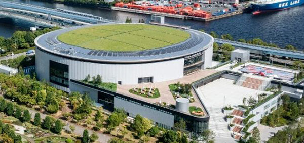 「トヨタアリーナ東京」／ＬＥＥＤ　ＧＯＬＤ認証／トヨタ不