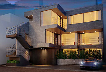 ４層構成の住宅／六番町でリノベ販売／大藤不動産