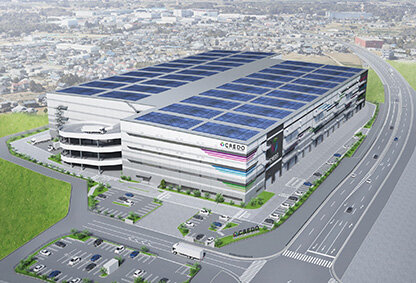 冷凍冷蔵対応、９００坪から／野田で12万㎡超の大型物流着工／クレドＡＭ