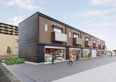 入居率98％のガレージハウス／戸田市に１棟６戸完成／フィル・カンパニー