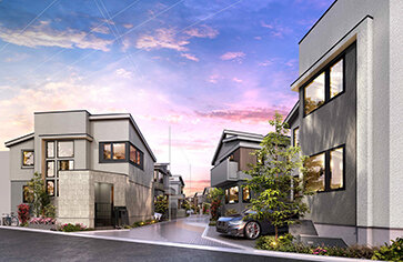 世田谷上北沢で分譲戸建て２１戸／ＬＤＫにウィンドキャッチ窓／ＹＫＫＡＰと協業で導入／三井不レジ