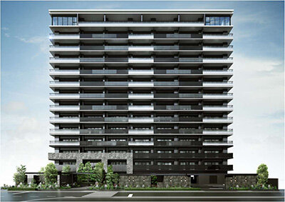 高松市で最上位ブランド／穴吹工務店、１期最高価格は１．７億円台