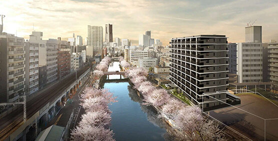 13年ぶり「全戸リバービュー」／横浜・桜木町で分譲開始／エスコンが10階建て全56戸