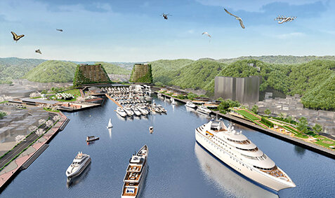 ヨットマリーナ核の複合施設／浦賀駅前周辺事業で／横須賀市などと３者協定／リストデベ