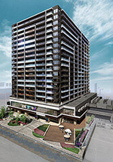 小田原駅近に高層分譲レジ／「小田原エポ」跡地総戸数２８６戸、商業施設と東西貫通路も／ＭＩＲＡＲＴＨと東京建物