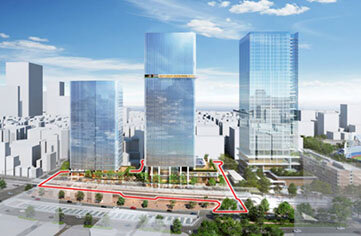 横浜関内駅前の２地区、権利変換計画認可／三菱地所などが参画