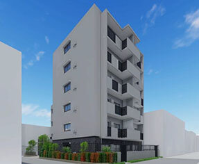 目黒区祐天寺で賃貸／６階建て１５戸着工／相互住宅