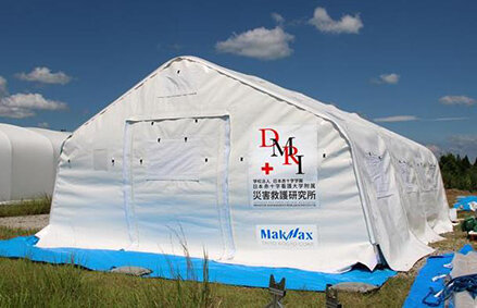 太陽工業、日赤災害救護研と共同開発／次世代型テントを発売／放射冷却膜で「避難生活」改善