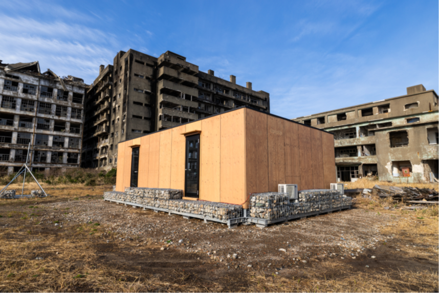 長崎軍艦島に研究拠点／平屋建て　一時避難所にも活用／清水建設