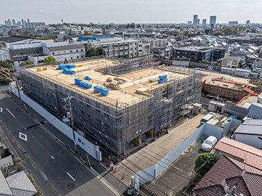 世田谷に木造３階建て老人ホーム／投資家向け物件で全６２室／建物計画など「４つの課題」を克服／三菱地所レジ、構造公開