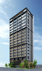 「高輪ビル」建て替えで権利変換計画認可／１８階建て全１０３戸で事業化／日鉄興和不・首都圏不燃公社が参画権利関係整理・隣地と一体化も