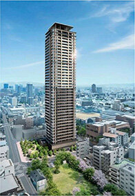 大阪天王寺区で４２階建て／全３１８戸、７月下旬販売／三菱地所レジなど５社