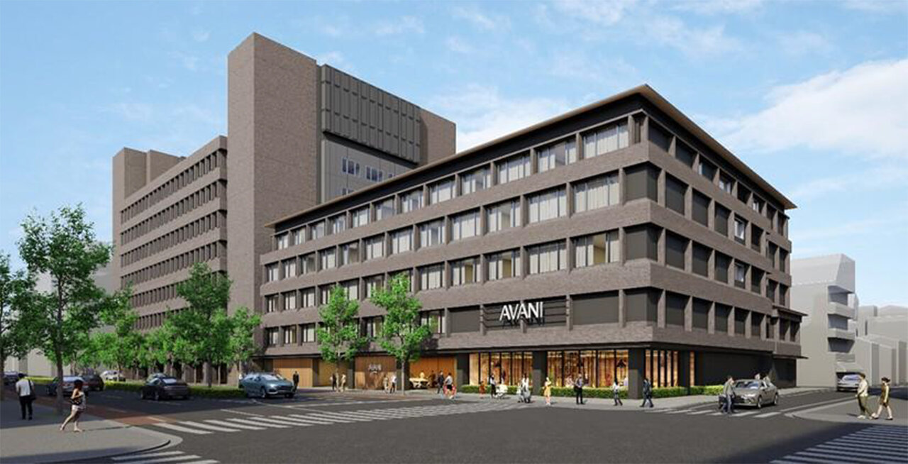 京都御所南でホテル開発／京都新聞から土地賃借で「アヴァニ」が日本へ進出／大成建設など