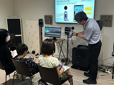 「夏のリコチャレ」／施設見学、「建物と音」の体験／長谷工