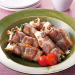 山芋ときのこの豚肉巻き