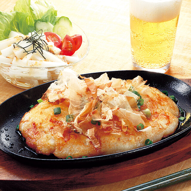 長いもの鉄板焼き