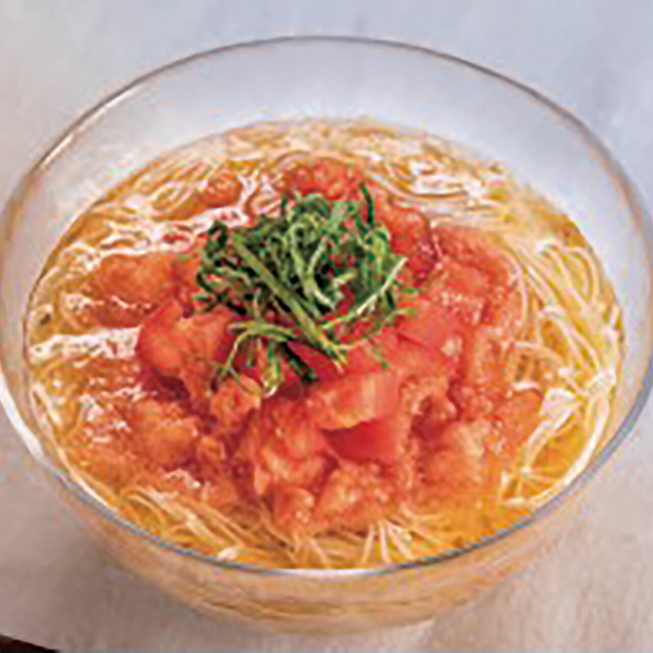 すりおろしとまとそうめん