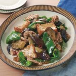 豚肉となすのスタミナみそ炒め