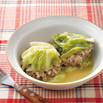 【アレルギー対応】ごはん入りキャベツの重ね煮