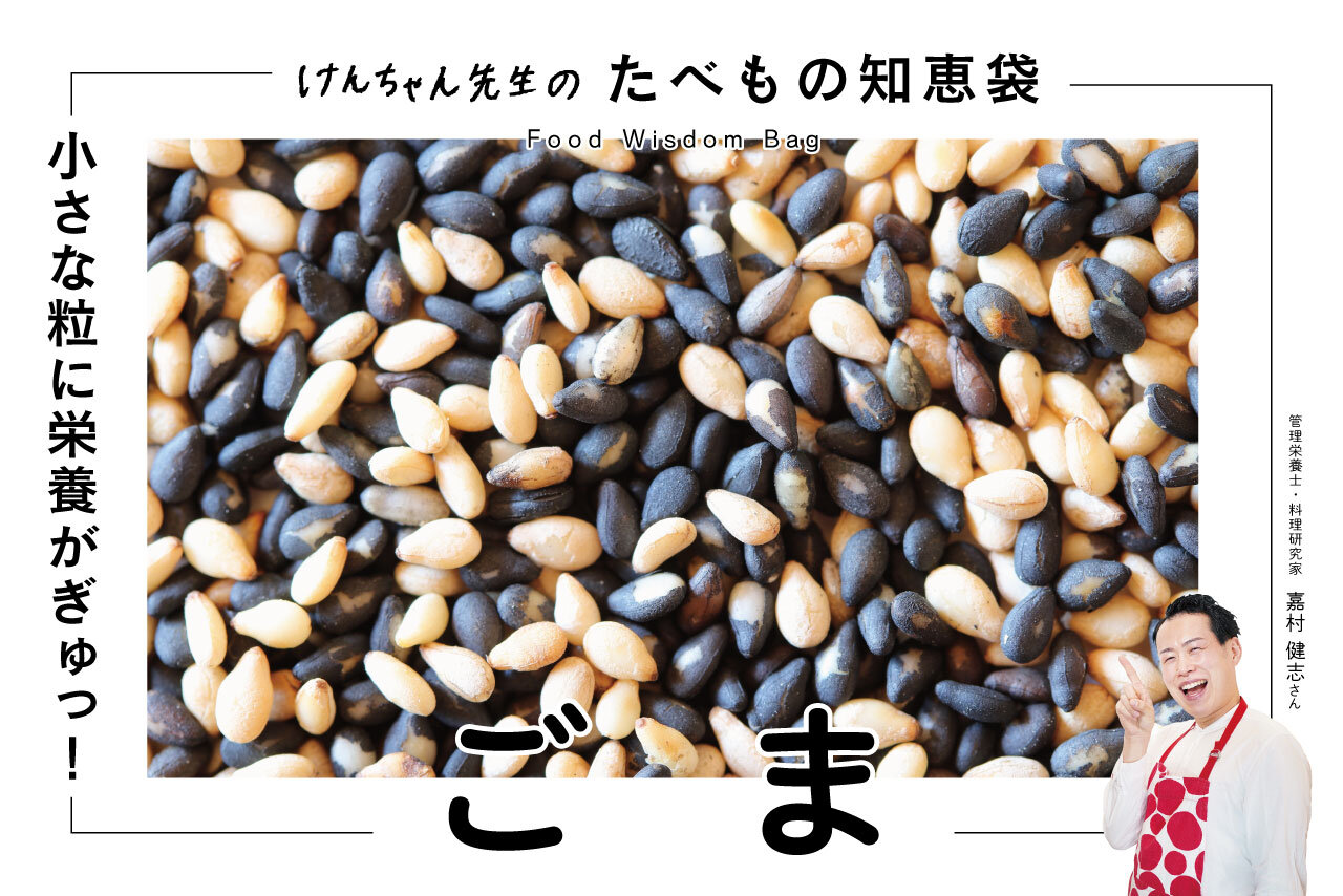 けんちゃん先生のたべもの知恵袋［ごま］