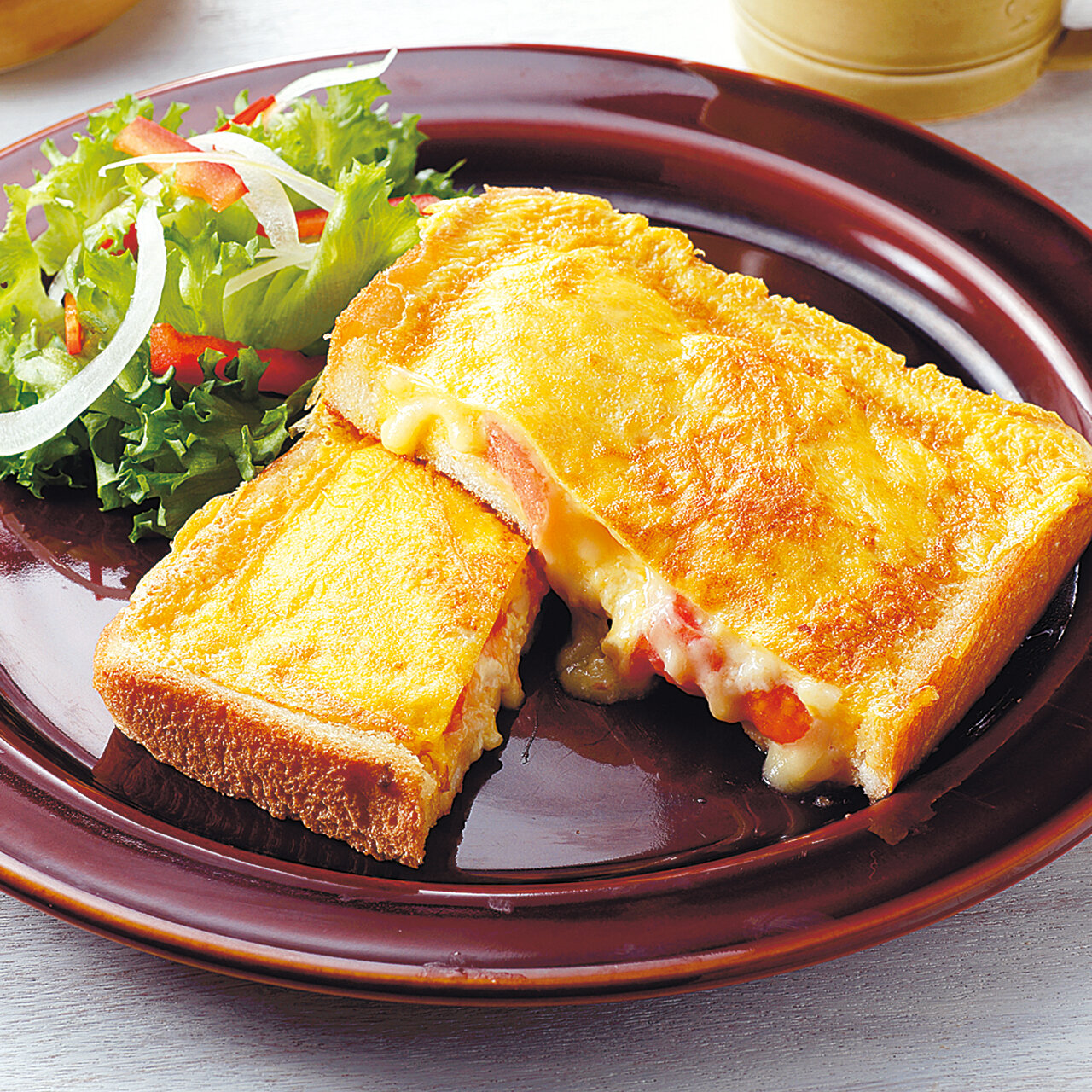 フライパンでホットサンド